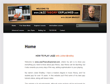 Tablet Screenshot of jazztheoryexplained.com